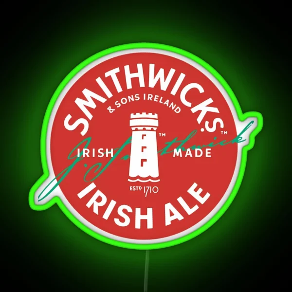 Smithwicks Irish Ale RGB Neon Sign