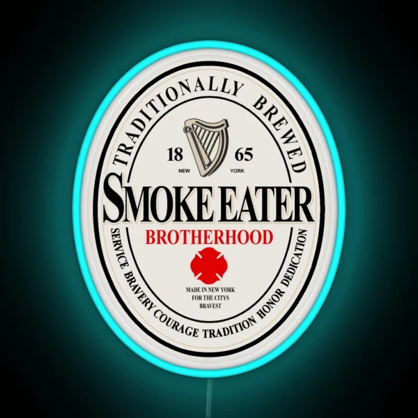 SMOKE EATER BREW RGB Neon Sign