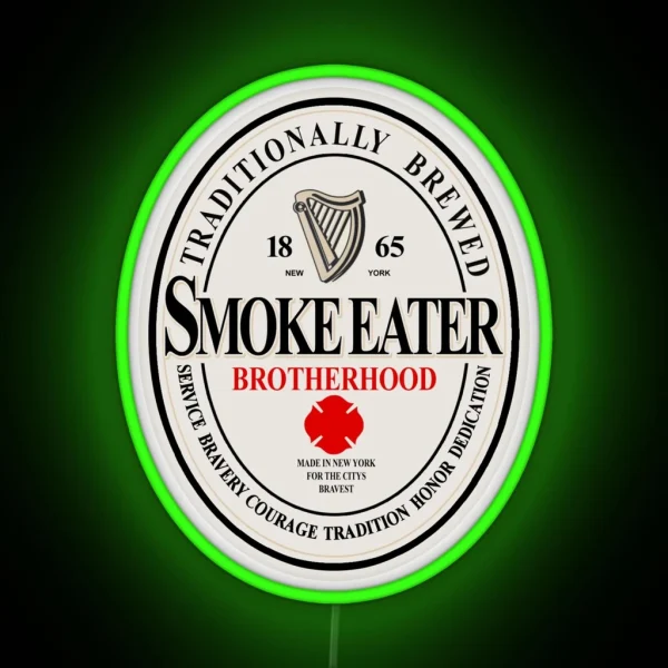 SMOKE EATER BREW RGB Neon Sign