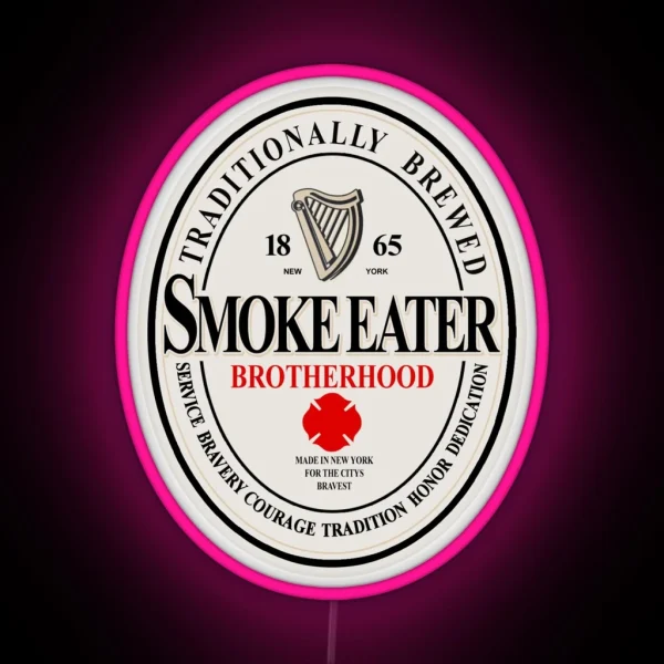 SMOKE EATER BREW RGB Neon Sign