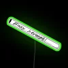 Modern LED smoke effect neon sign with vibrant color changing options