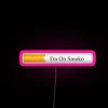 Dazzling SMOKO RGB neon light display with customizable color effects