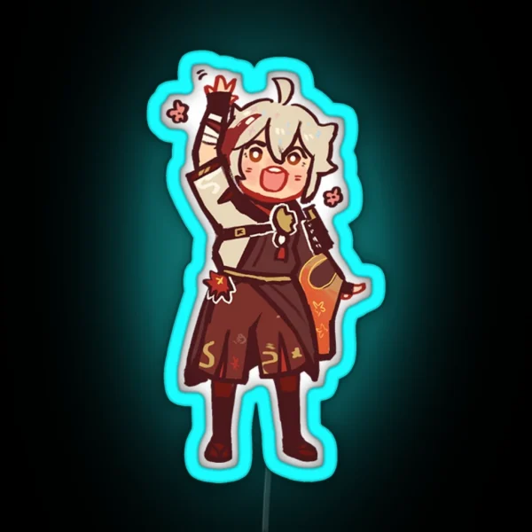 Smol Kazuha Led RGB Neon Sign