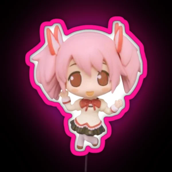 Smol Madoka RGB Neon Sign
