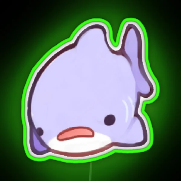 Smol Shark RGB Neon Sign