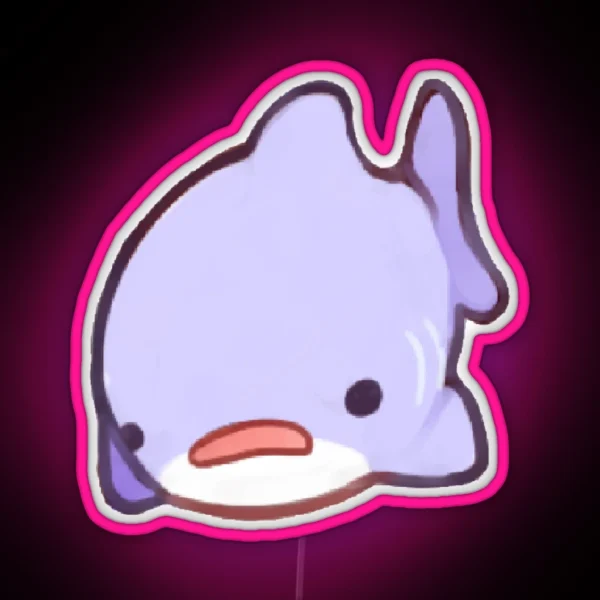 Smol Shark RGB Neon Sign