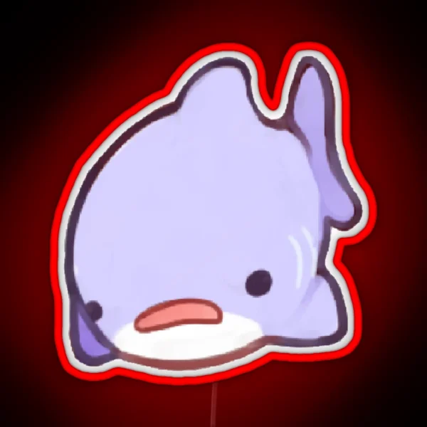 Smol Shark RGB Neon Sign