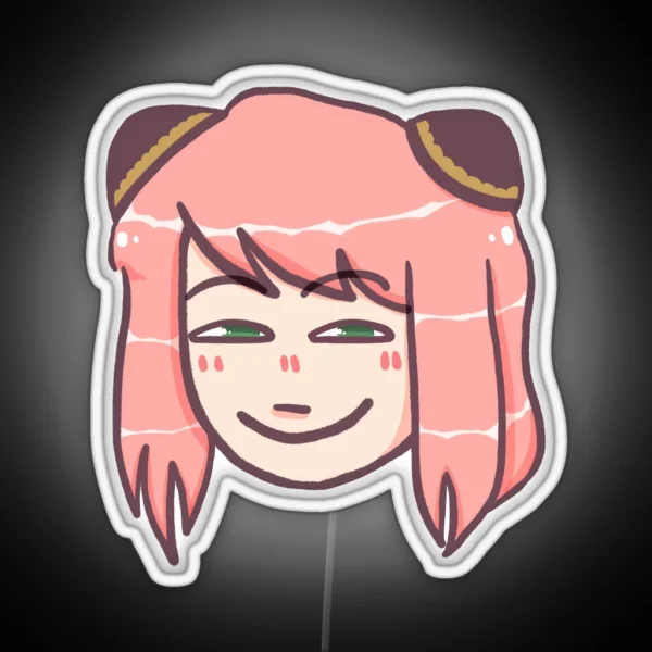 Smug Anya RGB Neon Sign