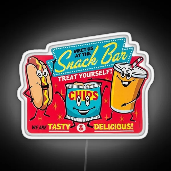 Snack Bar RGB Neon Sign
