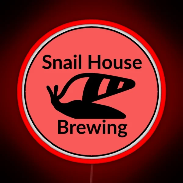 Snail House Brewing Logo RGB Neon Sign