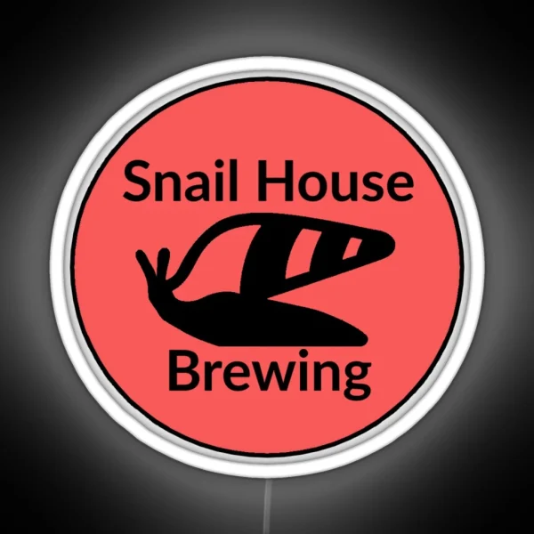 Snail House Brewing Logo RGB Neon Sign
