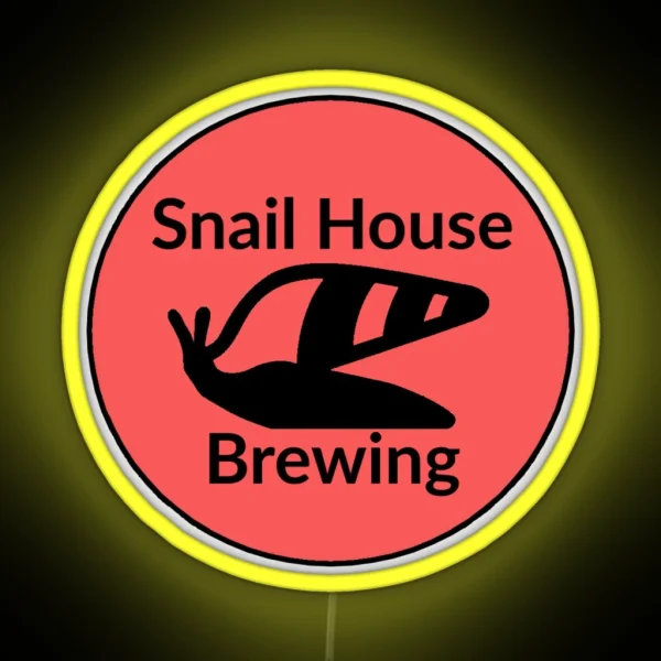 Snail House Brewing Logo RGB Neon Sign
