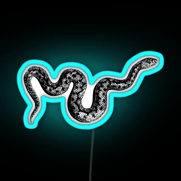 Snake RGB Neon Sign
