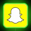 Retro Neon Light Sign of Snapchat App Logo Decoration Ideas