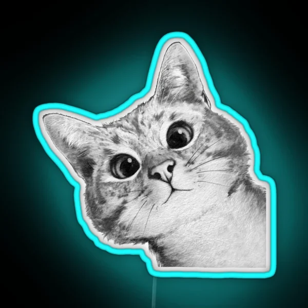 Sneaky Cat RGB Neon Sign