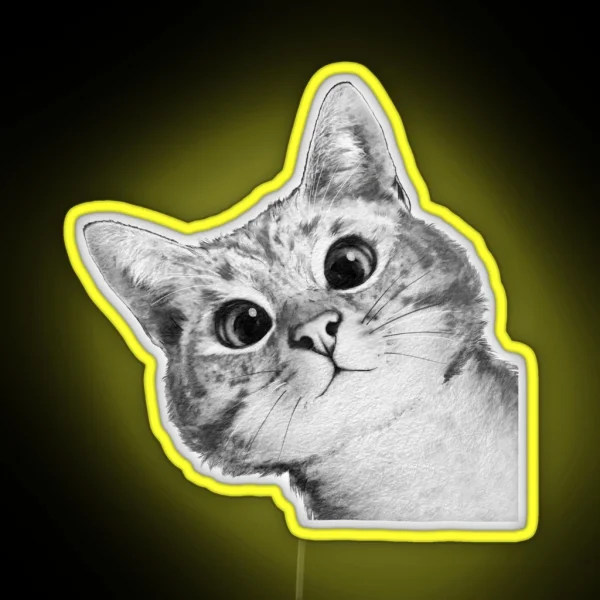 Sneaky Cat RGB Neon Sign