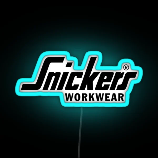 Snickers Workwear Logo RGB Neon Sign