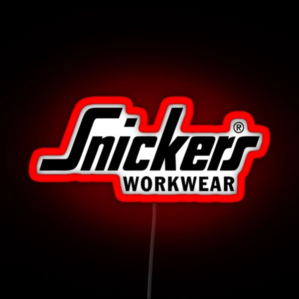 Snickers Workwear Logo RGB Neon Sign