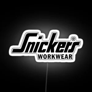 Snickers Workwear Logo RGB Neon Sign