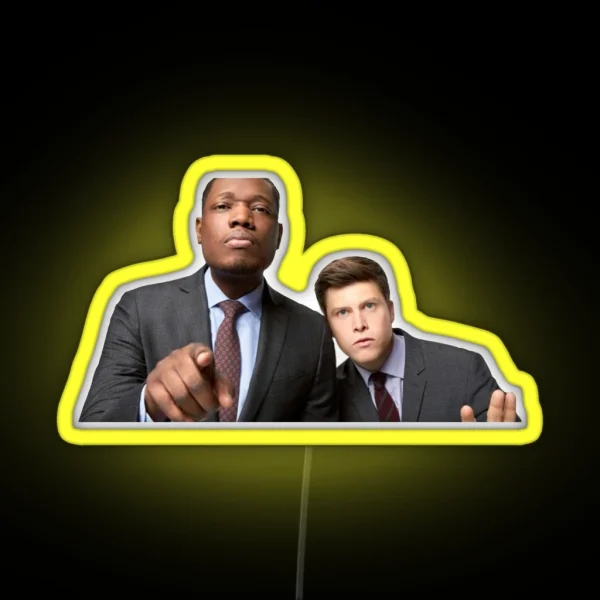 SNL Michael Che And Colin Jost Led RGB Neon Sign