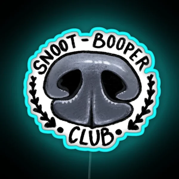 Snoot Boop RGB Neon Sign