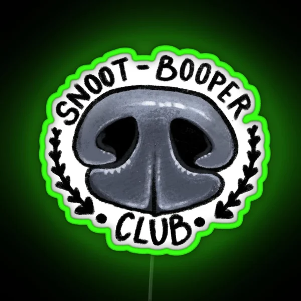 Snoot Boop RGB Neon Sign