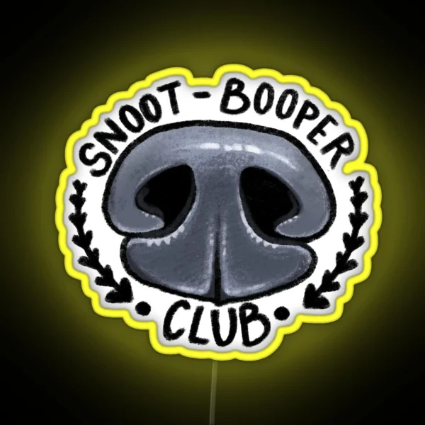 Snoot Boop RGB Neon Sign