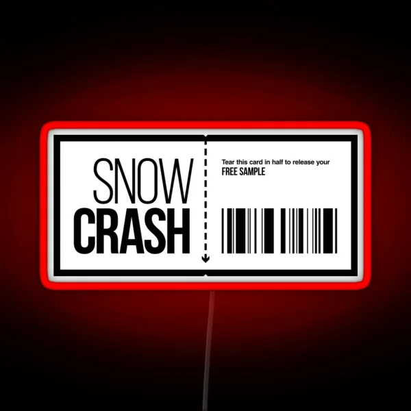 Snow Crash Free Sample RGB Neon Sign