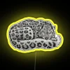 Brighten up your space with vibrant Snow Leopard LED neon