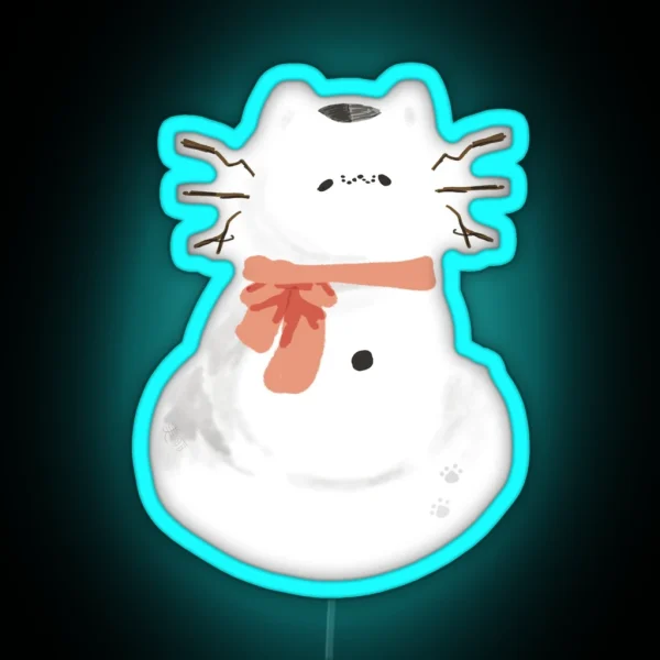 Snowcat Roan RGB Neon Sign