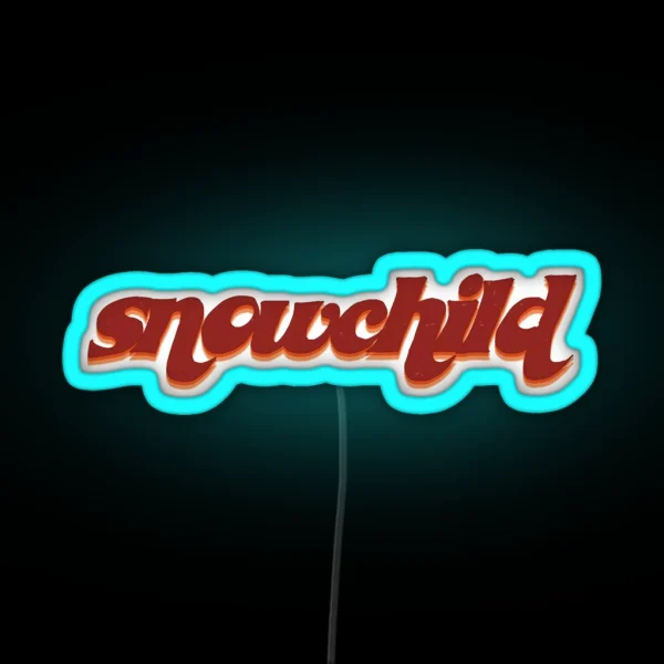 Snowchild RGB Neon Sign