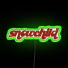 RGB Neon Sign with Snowchild Quote, Modern Home Decor Lighting Solution