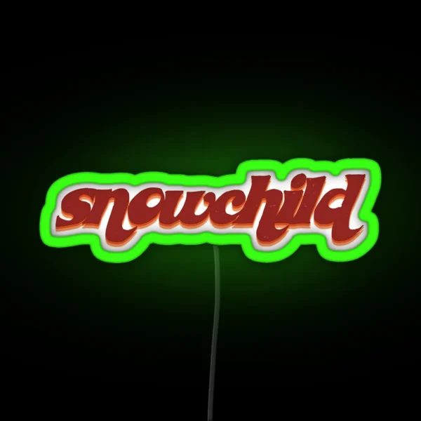 Snowchild RGB Neon Sign