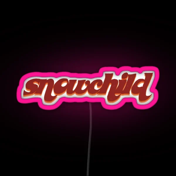 Snowchild RGB Neon Sign