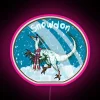 Dazzling Snowdon Mountain Range Illuminated RGB LED Neon Sign Artwork