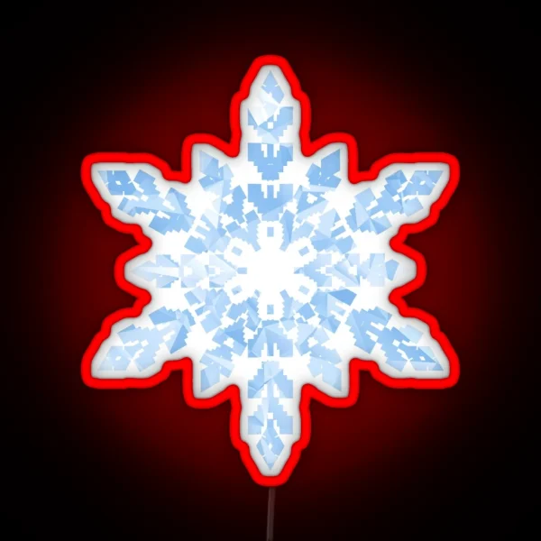 Snowflake RGB Neon Sign