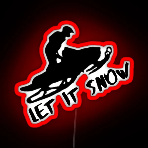 Snowmobile RGB Neon Sign