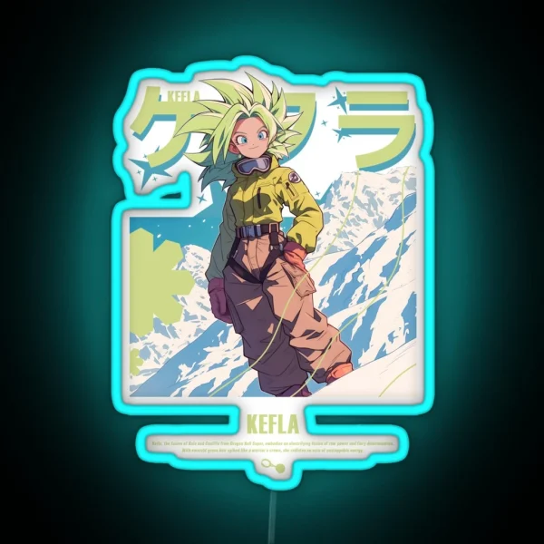 Snowy Kefla RGB Neon Sign