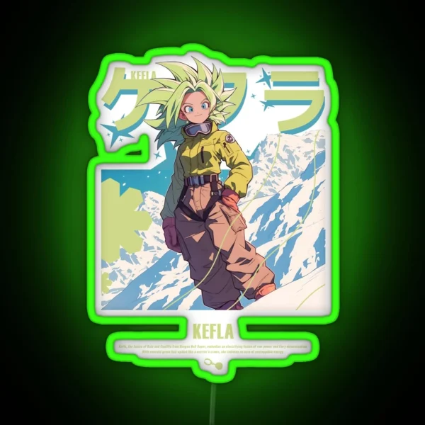Snowy Kefla RGB Neon Sign