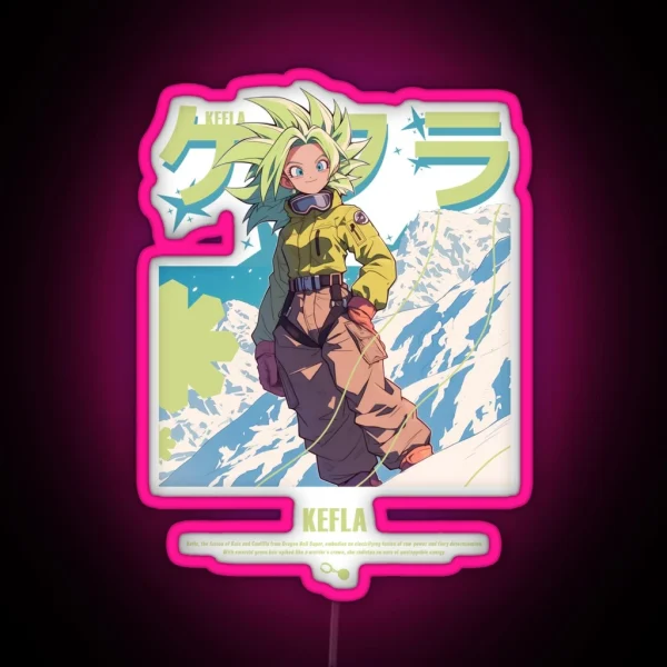 Snowy Kefla RGB Neon Sign