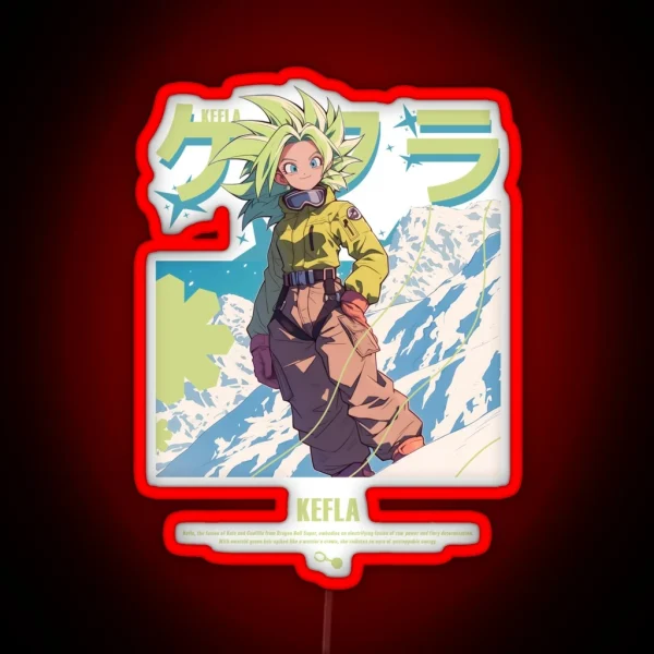 Snowy Kefla RGB Neon Sign