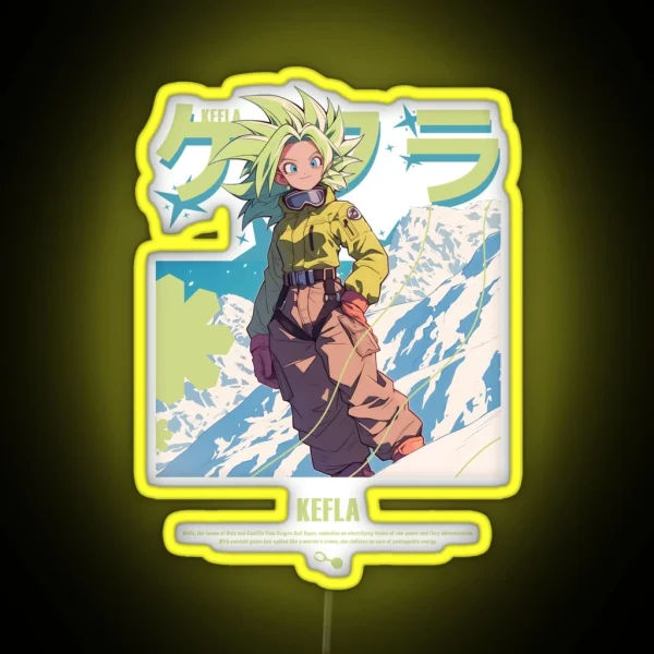 Snowy Kefla RGB Neon Sign