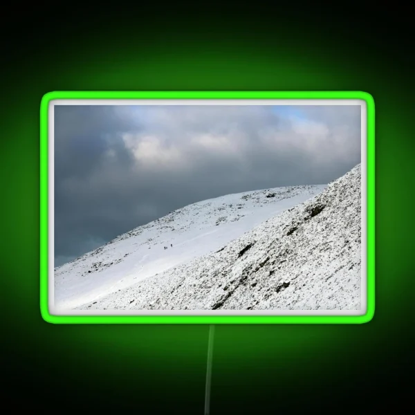 Snowy Mountain RGB Neon Sign