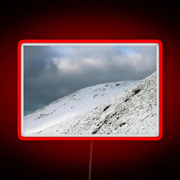 Snowy Mountain RGB Neon Sign