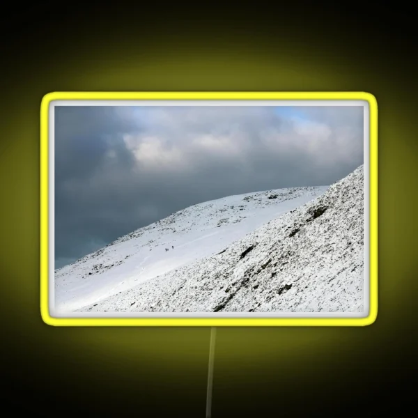 Snowy Mountain RGB Neon Sign