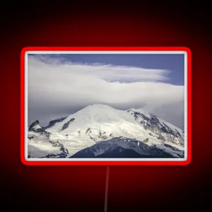 Snowy Mountain Top RGB Neon Sign