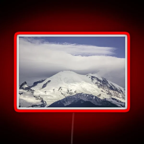 Snowy Mountain Top RGB Neon Sign
