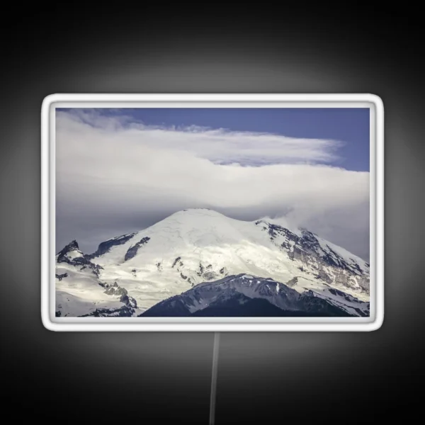 Snowy Mountain Top RGB Neon Sign