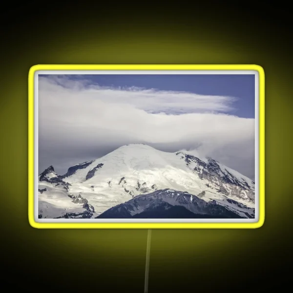 Snowy Mountain Top RGB Neon Sign