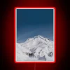 Add cozy winter ambiance with vibrant RGB neon mountain sign.